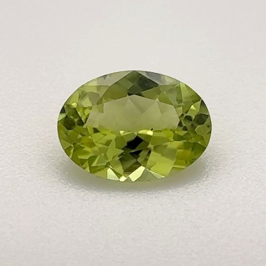 Oval Green Peridot 0.83ct loose gemstone
