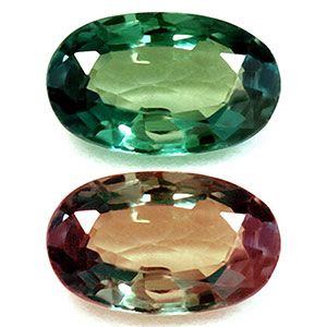 Oval Green Alexandrite 0.35ct loose gemstone