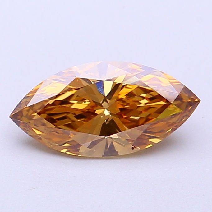 Marquise Fancy Brown Lab-grown Diamond 1.07ct VVS2 loose diamond