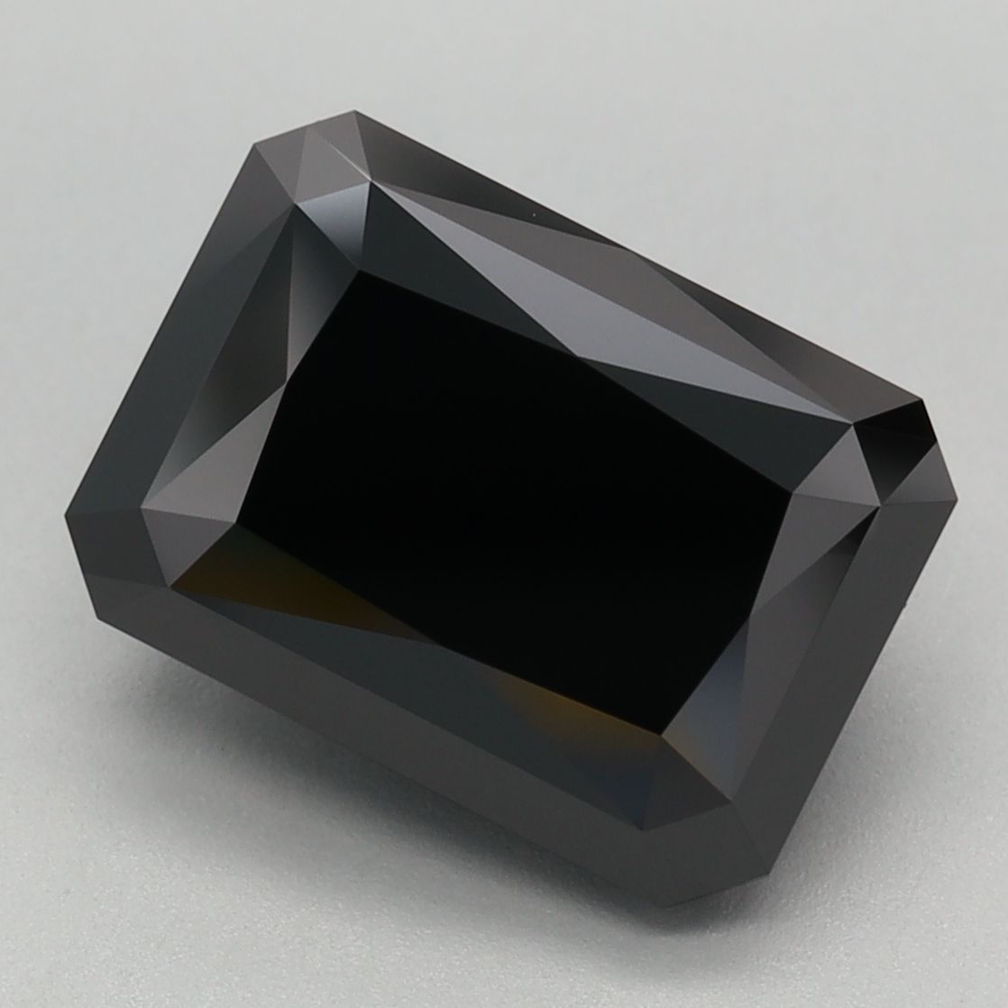 Radiant Fancy Black Lab-grown Diamond 4.15ct loose diamond