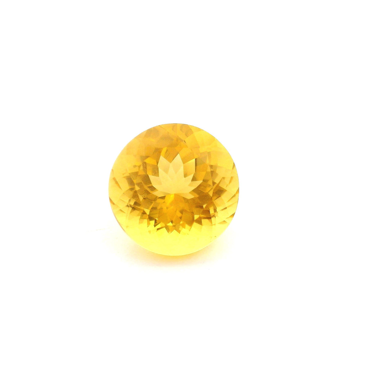 Round Yellow Heliodor 5.38ct loose gemstone