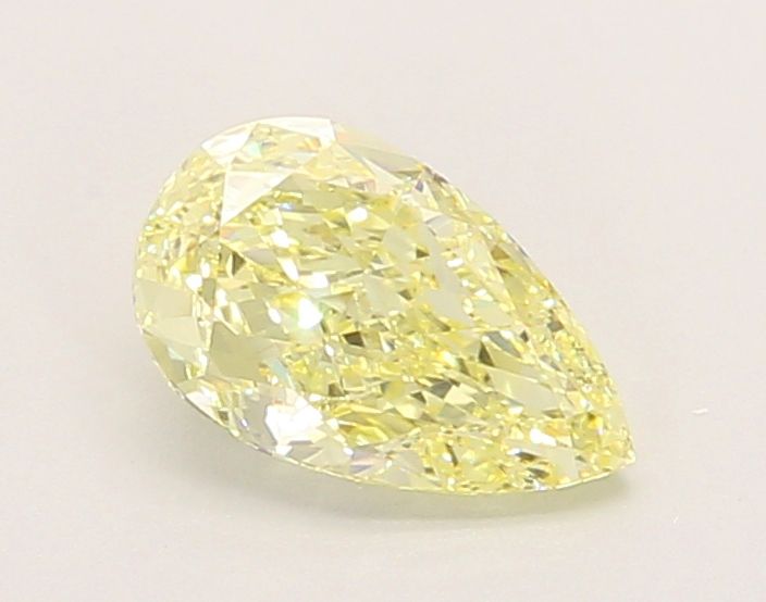 Pear Fancy Intense Yellow Lab-grown Diamond 0.99ct VVS2 loose diamond