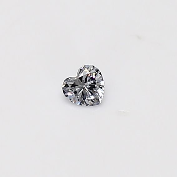 Heart Fancy Light Gray Natural Diamond 0.06ct loose diamond