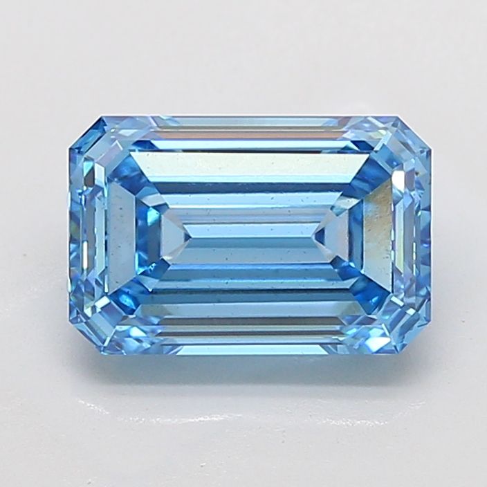 Emerald Fancy Vivid Blue Lab-grown Diamond 4.82ct VS2 loose diamond