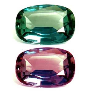 Cushion Green Alexandrite 0.13ct loose gemstone