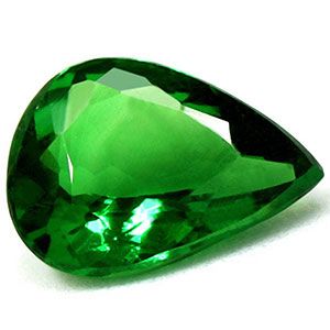 Pear Green Garnet 1.01ct loose gemstone