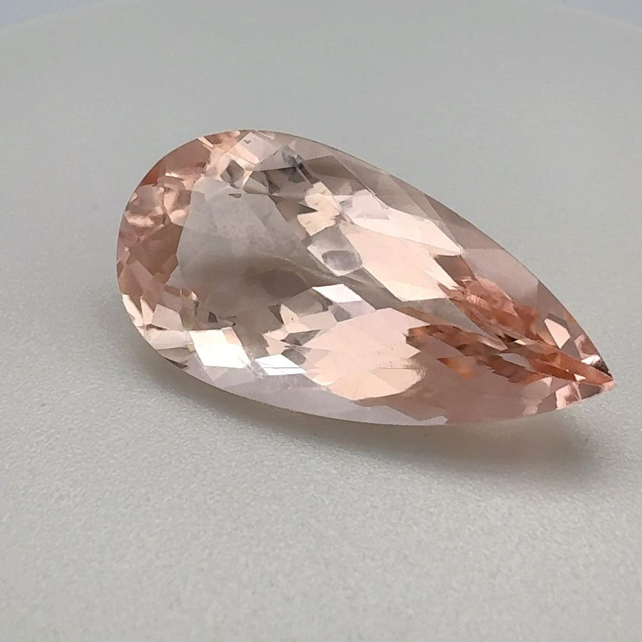 Pear Pink Morganite 10.03ct loose gemstone