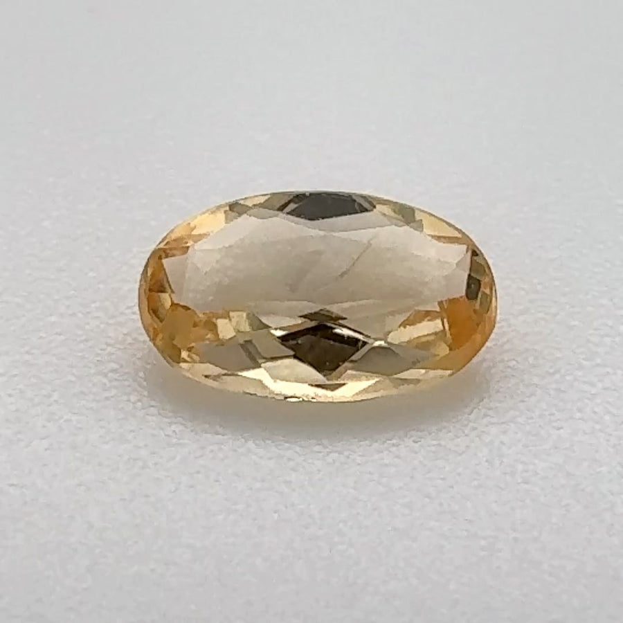 Oval Yellow Topaz 0.62ct loose gemstone