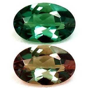 Oval Green Alexandrite 0.25ct loose gemstone