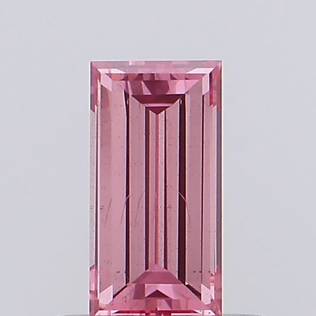 Baguette Fancy Intense Pink Lab-grown Diamond 0.35ct VS1 loose diamond