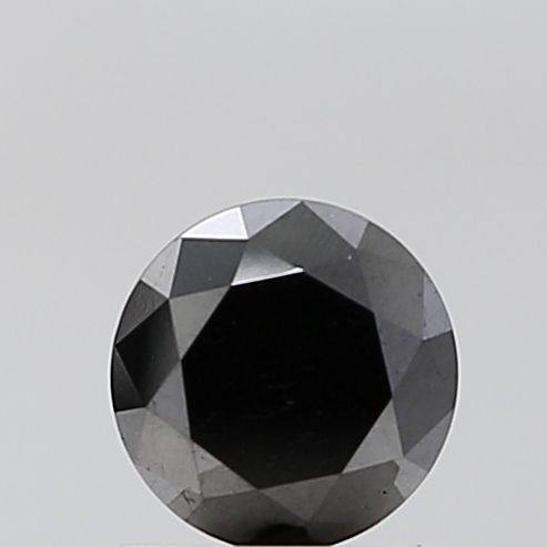 Round Black Natural Diamond 0.86ct VVS2 loose diamond