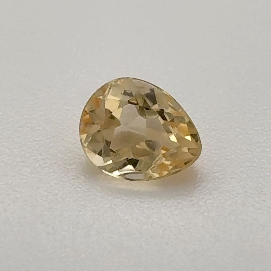 Pear Yellow Topaz 0.655ct loose gemstone
