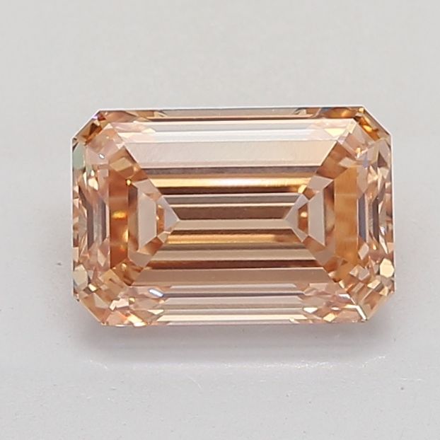 Emerald Champagne Lab-grown Diamond 3.3ct VS1 loose diamond