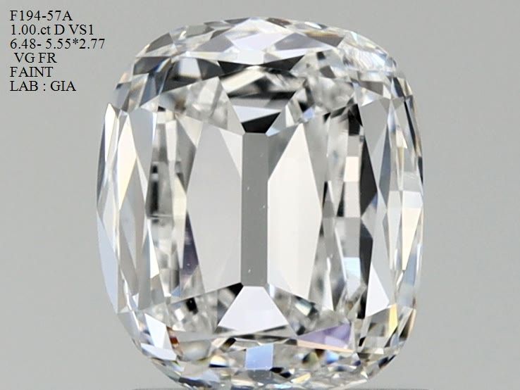 Old Miner Natural Diamond 1.00ct D VS1