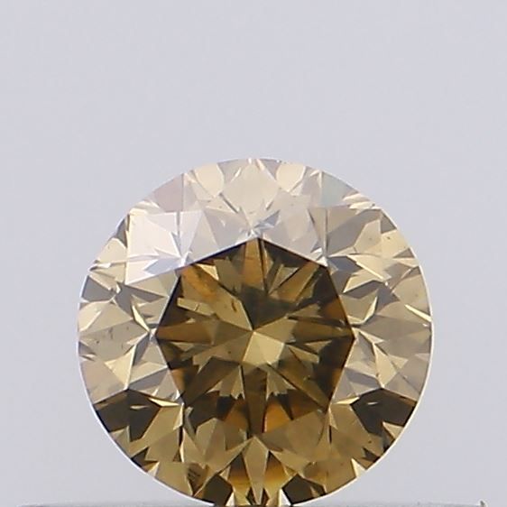 Round Fancy Brown Natural Diamond 0.34ct VS2 loose diamond