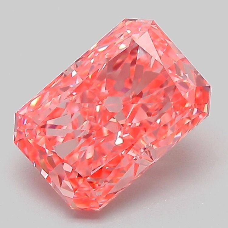 Radiant Fancy Vivid Pink Lab-grown Diamond 2.05ct VVS2 loose diamond