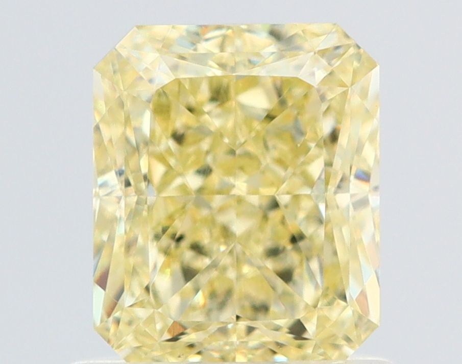 Radiant Fancy Yellow Natural Diamond 1.06ct VS1 loose diamond