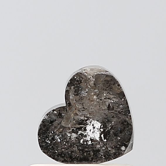 Heart Salt And Pepper Natural Diamond 0.8ct VS1 loose diamond