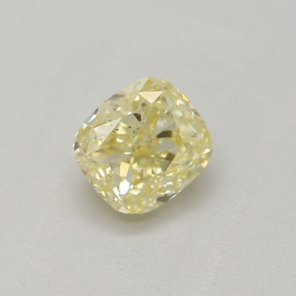 Cushion Fancy Yellow Natural Diamond 0.51ct SI2 loose diamond