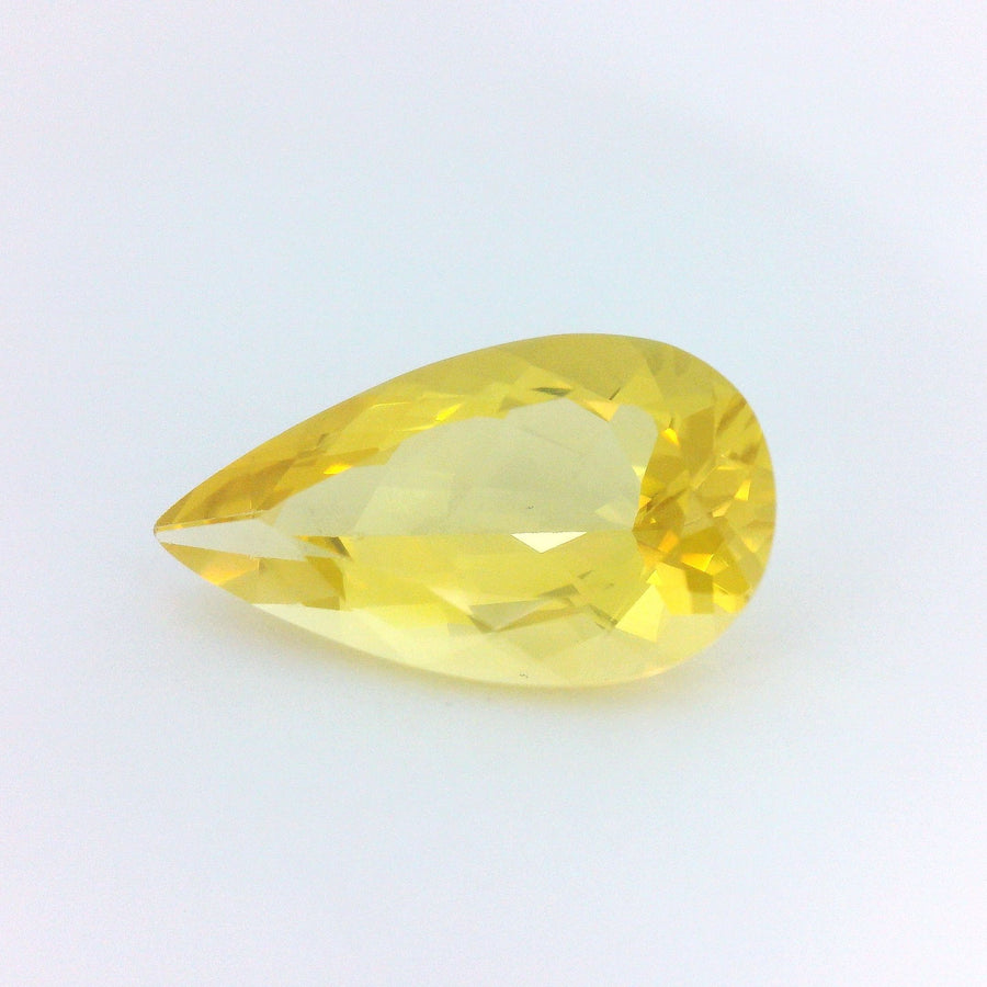 Pear Yellow Heliodor 3.61ct loose gemstone