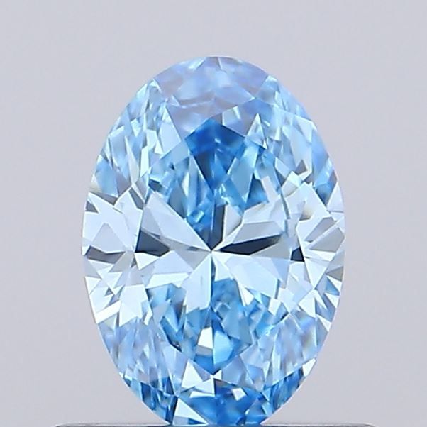 Oval Fancy Vivid Blue Lab-grown Diamond 0.23ct VVS2 loose diamond