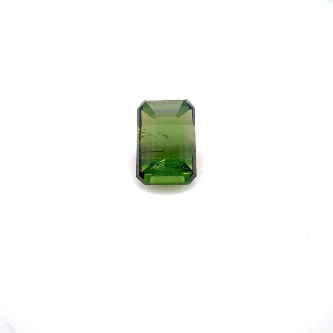 Octagonal Green Tourmaline 1.31ct loose gemstone