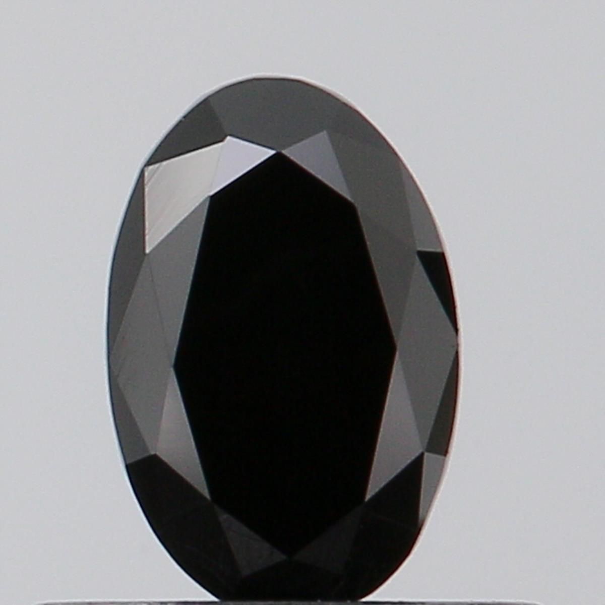 Oval Fancy Deep Black Lab-grown Diamond 0.61ct VS2 loose diamond