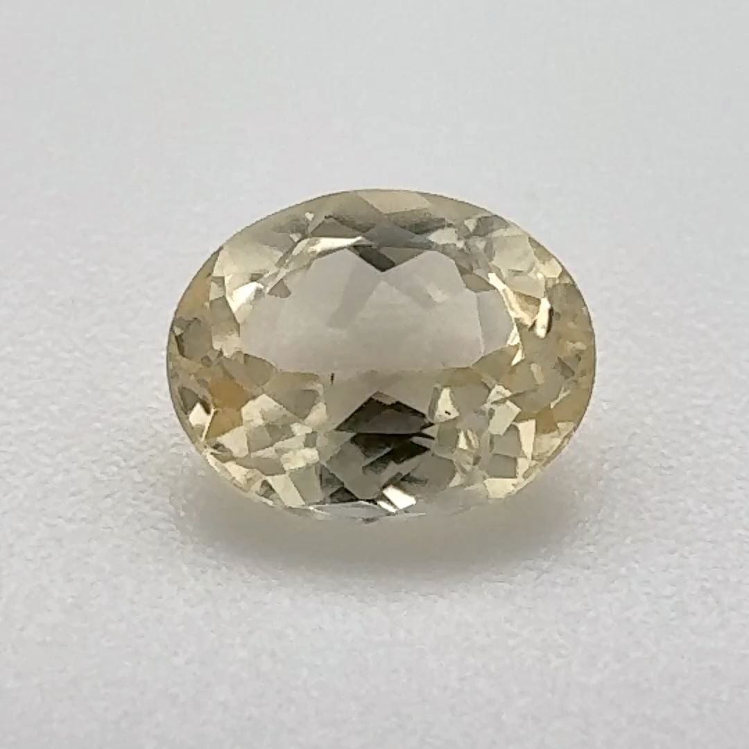 Oval Yellow Topaz 1ct loose gemstone