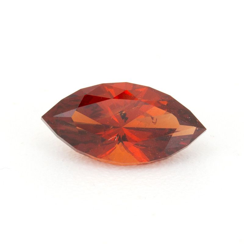 Marquise Orange Garnet 0.9ct loose gemstone