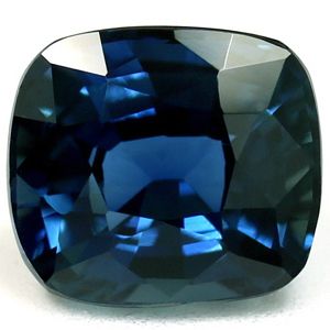 Cushion Teal Sapphire 2.46ct loose gemstone