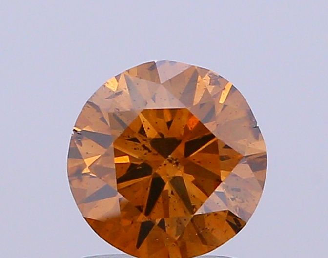 Round Fancy Dark Brown Natural Diamond 1.04ct SI2 loose diamond