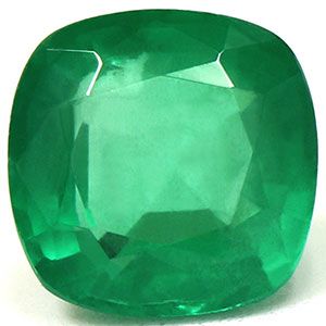 Cushion Green Emerald 1.49ct loose gemstone