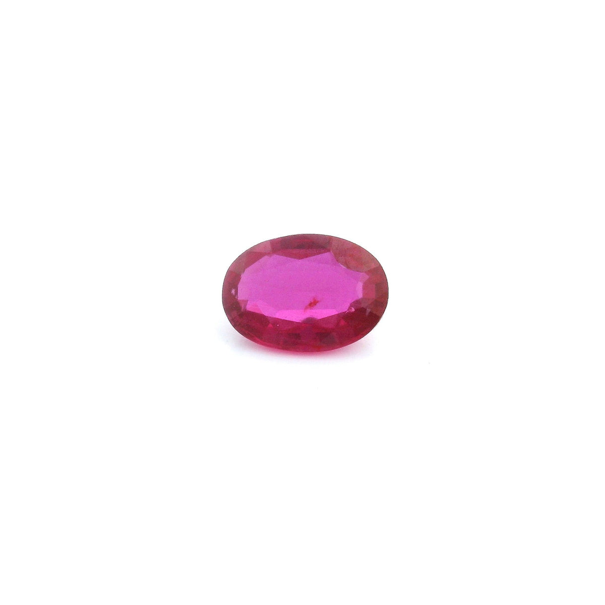 Oval Red Ruby 0.76ct loose gemstone