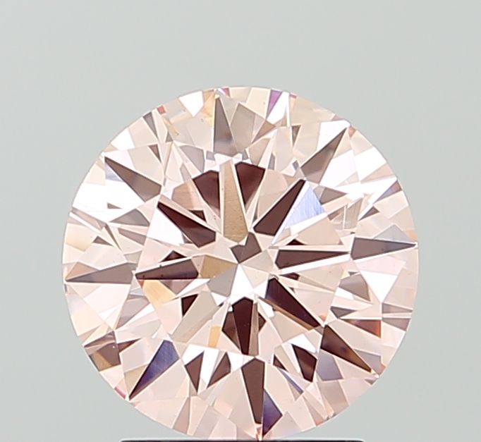 Round Fancy Intense Pink Lab-grown Diamond 2.38ct VS1 loose diamond
