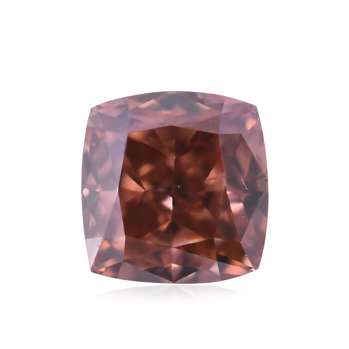 Cushion Fancy Deep Brown Pink Natural Diamond 0.14ct loose diamond