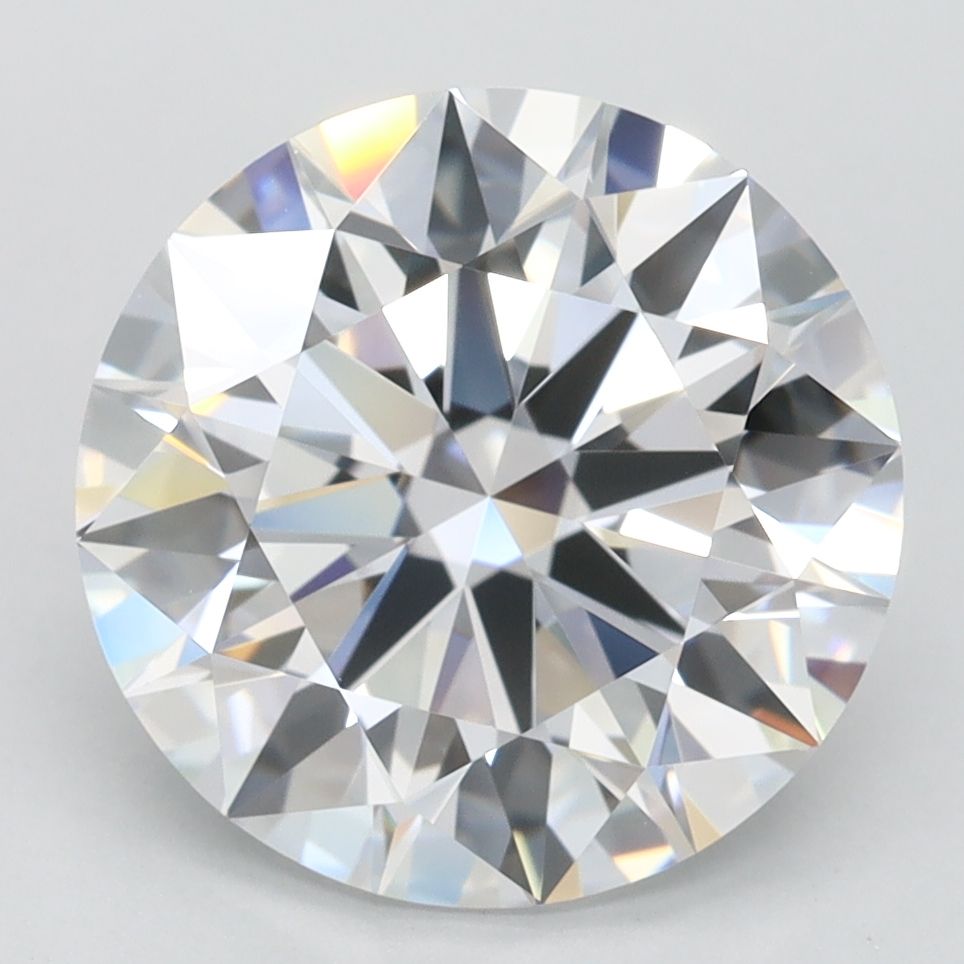 Round Lab-Grown Diamond 3.37ct D IF