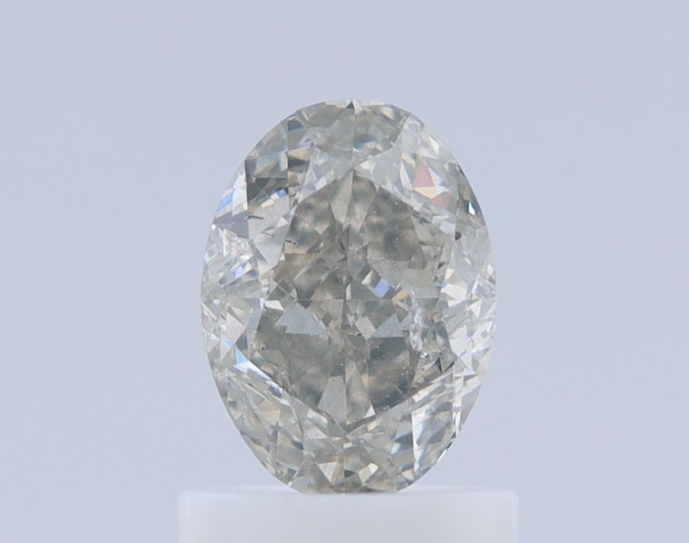 Oval Very Light Gray Natural Diamond 1.02ct SI2 loose diamond
