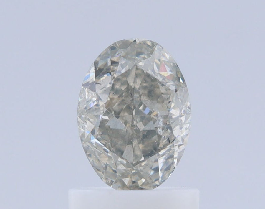 Oval Very Light Gray Natural Diamond 1.02ct SI2 loose diamond