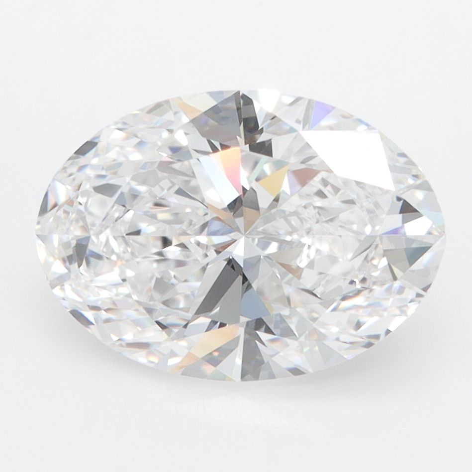 Oval Lab-Grown Diamond 2.37ct D VVS1