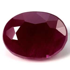 Oval Red Ruby 6.74ct loose gemstone