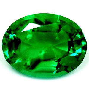 Oval Green Emerald 1.02ct loose gemstone