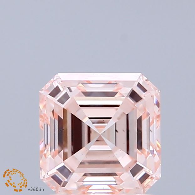 Square Emerald Fancy Pink Lab-grown Diamond 1.59ct VS2 loose diamond