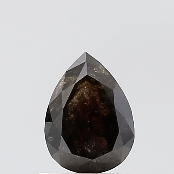 Pear Salt And Pepper Natural Diamond 0.86ct VVS2 loose diamond