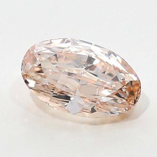 Oval Fancy Light Pinkish Brown Natural Diamond 0.3ct VS2 loose diamond