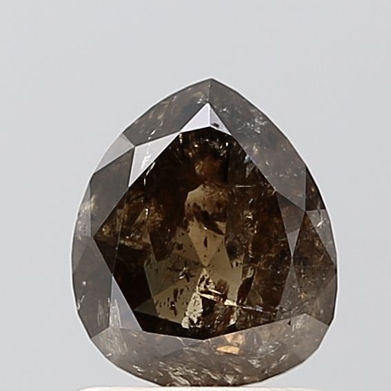 Pear Salt And Pepper Natural Diamond 1.16ct VS1 loose diamond