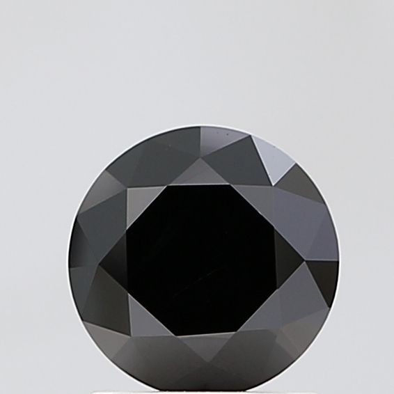 Round Black Lab-grown Diamond 1.3ct VVS2 loose diamond