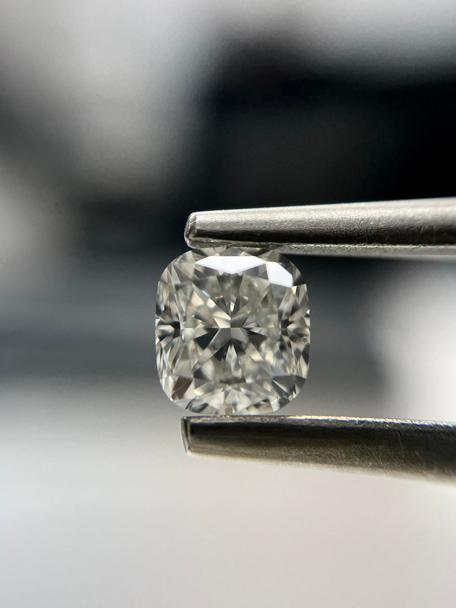 Cushion Fancy Light Gray Natural Diamond 0.71ct SI1 loose diamond