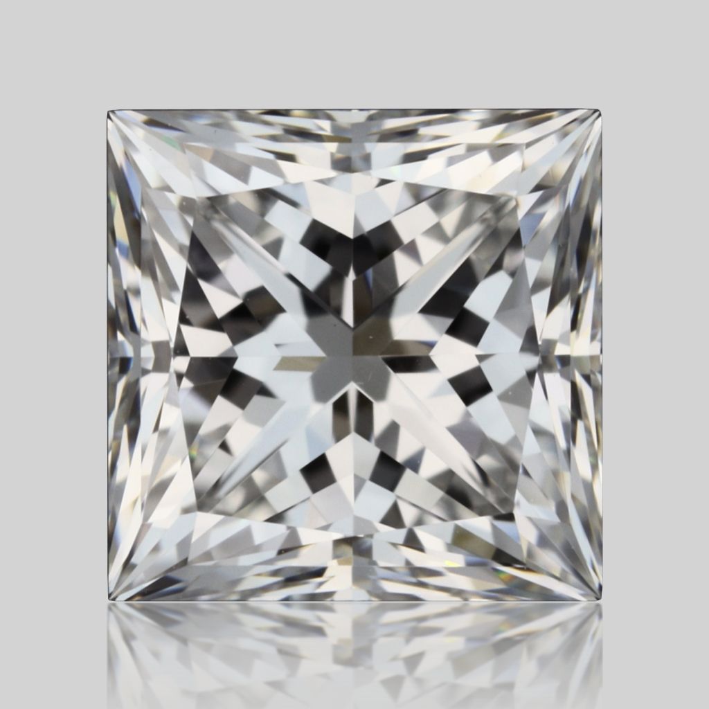 Princess Natural Diamond 0.90ct D VS1