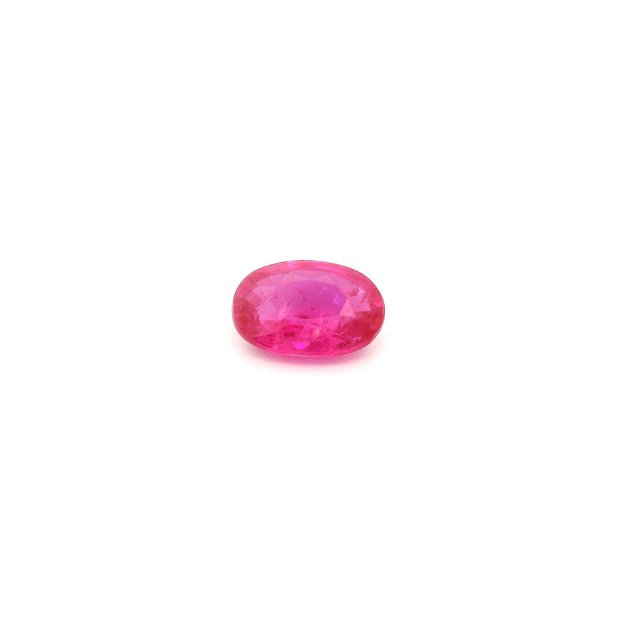 Oval Red Ruby 0.62ct loose gemstone
