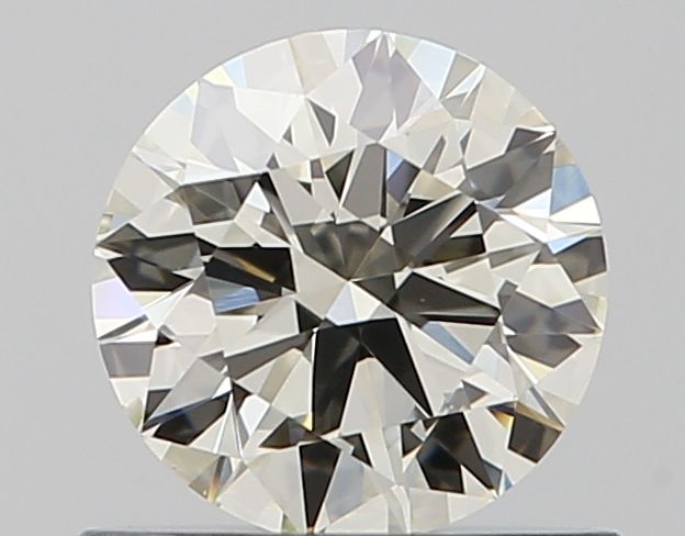 Round Natural Diamond 0.61ct J IF